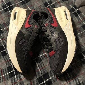 Nike Air Max Black and Red Sneakers